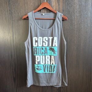 Costa Rica Pura Vida Men’s Gray Tank Top